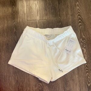 Athleta Women's White Drawstring Shorts